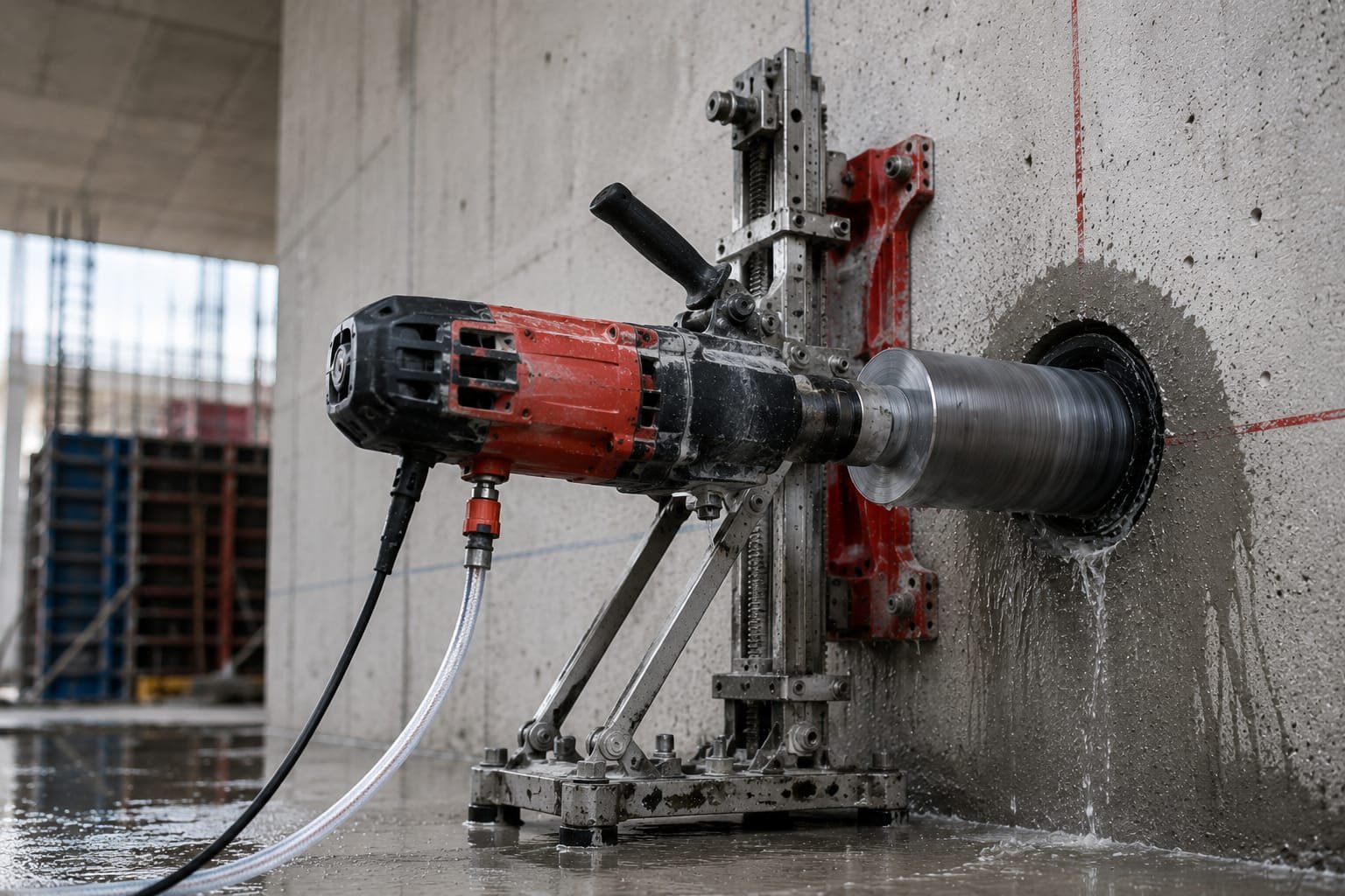 Professional Core Cutting — on-site precision cutting